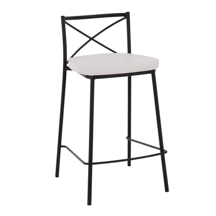 LumiSource and Grandview Gallery - Wholesale Stool - Modern Charlotte Counter Stool - Set of 2