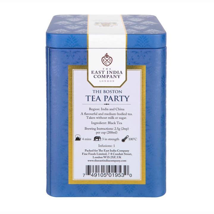The East India Company - Wholesale Loose Tea - The Boston Tea Party Loose Leaf Black Tea Caddy 100g3