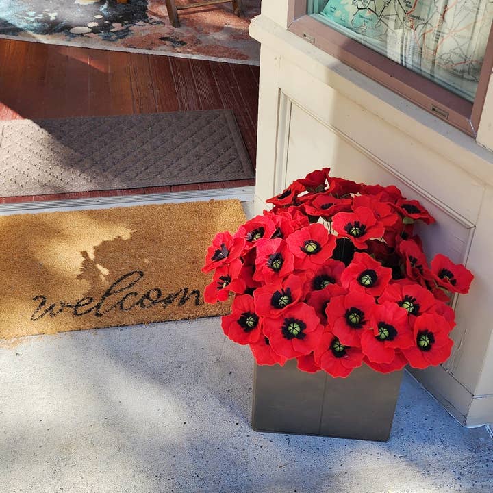 Madymae Felt Florals - Wholesale Artificial flowers - Felt Poppy6