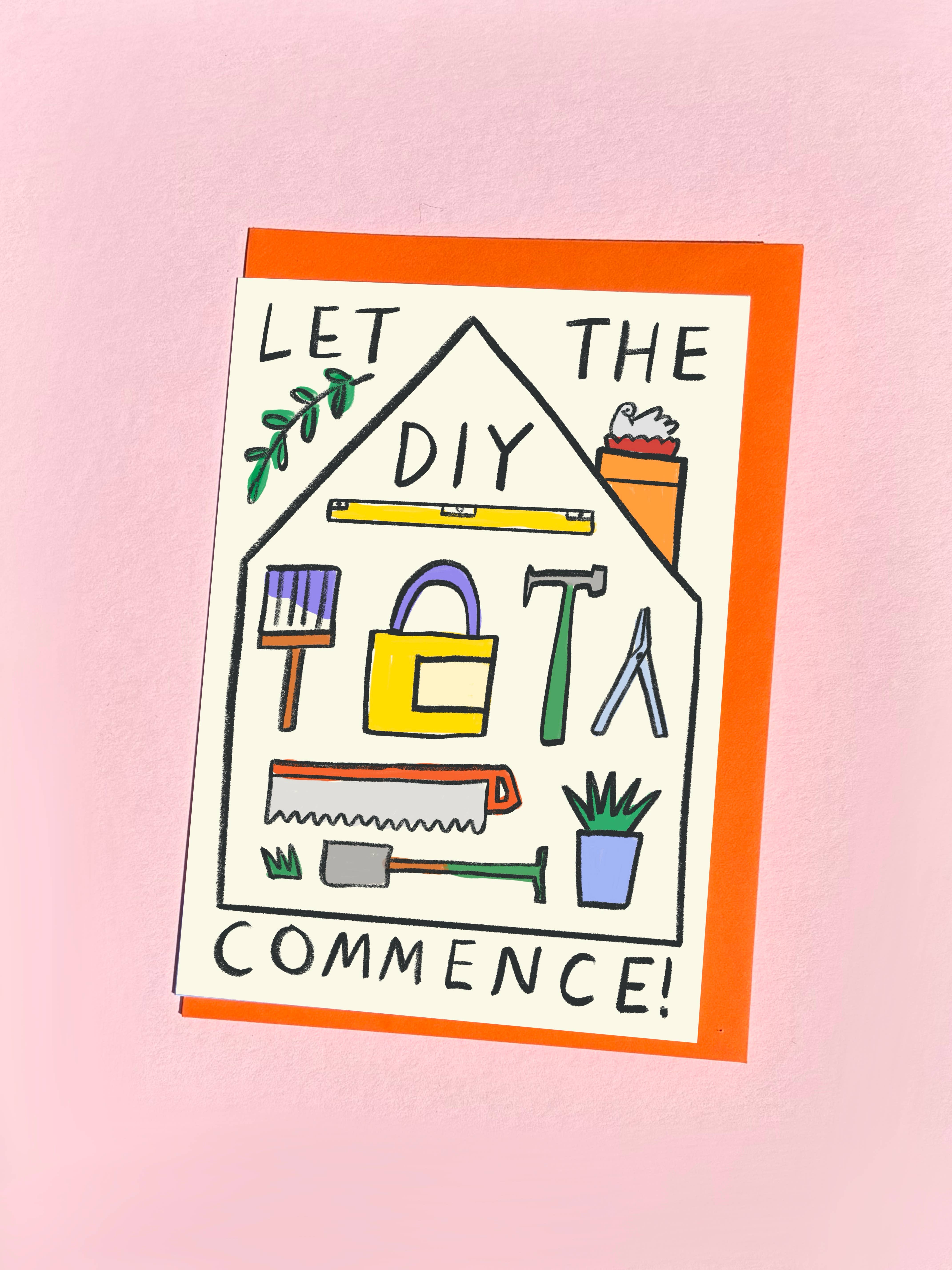 Kitty Kenda Papergoods - Wholesale Everyday Greeting Card - New Home DIY Greeting Card