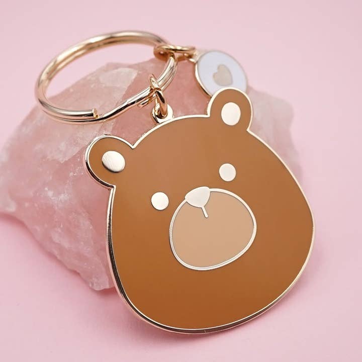 Bear Keychain for wholesale by Kelly McMahon Design