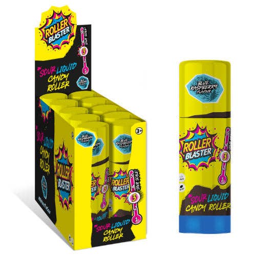 Brain Blasterz Sour Roller Licker Candy Sweets 10x60ML for wholesale by CANDYLO