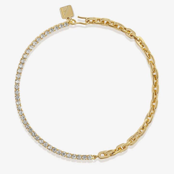 Bracelet de cheville en cristal Deveyn pour la vente par Adornmonde