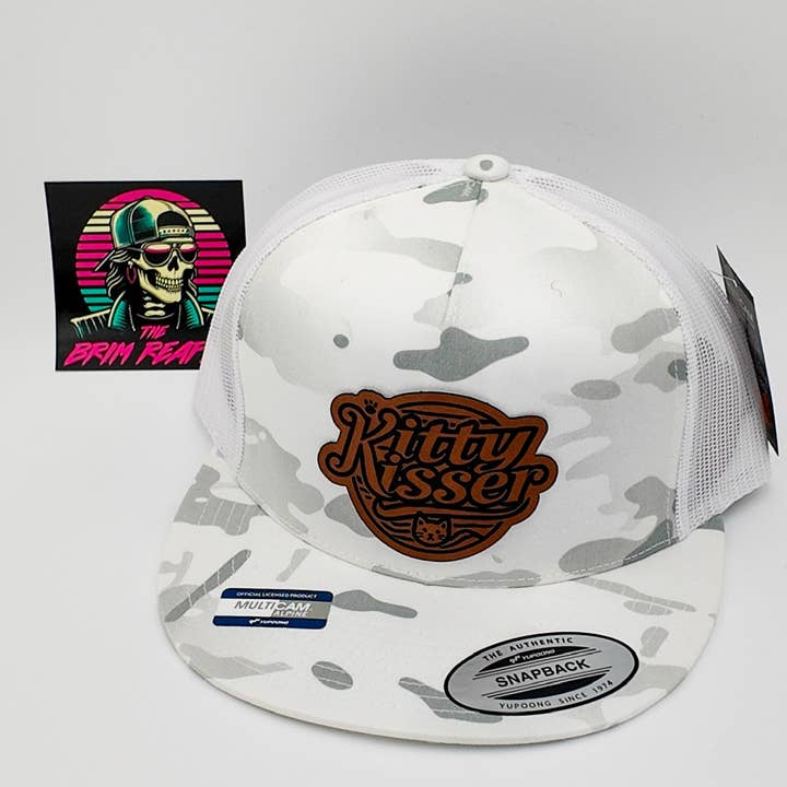 The Brim Reapers - Wholesale Trucker Hat - Men's - Kitty Kisser Hat | Men's Accessories Trucker Funny Comedy