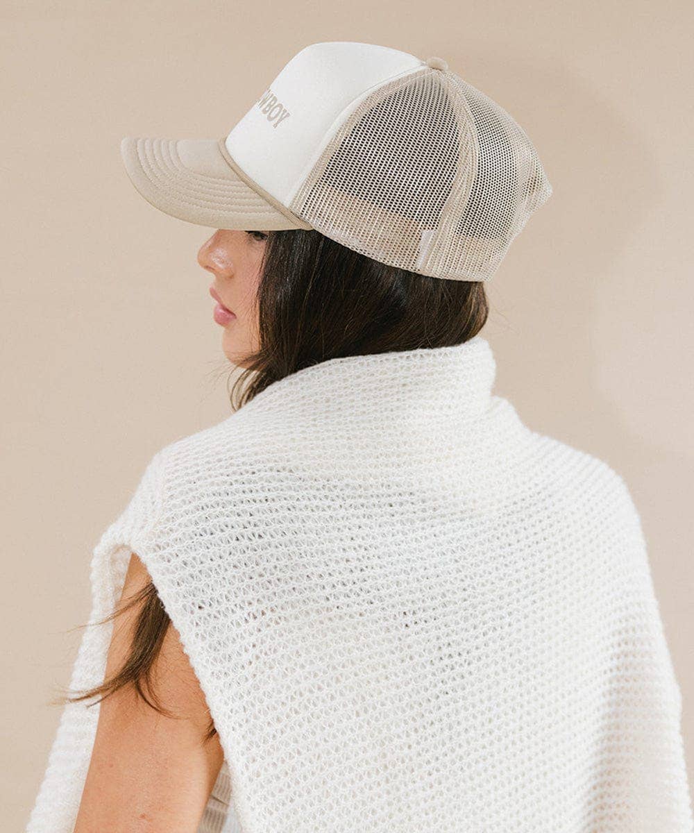 Gigi Pip - Wholesale Trucker Hat - Women's - Hey Cowboy Foam Trucker Hat10