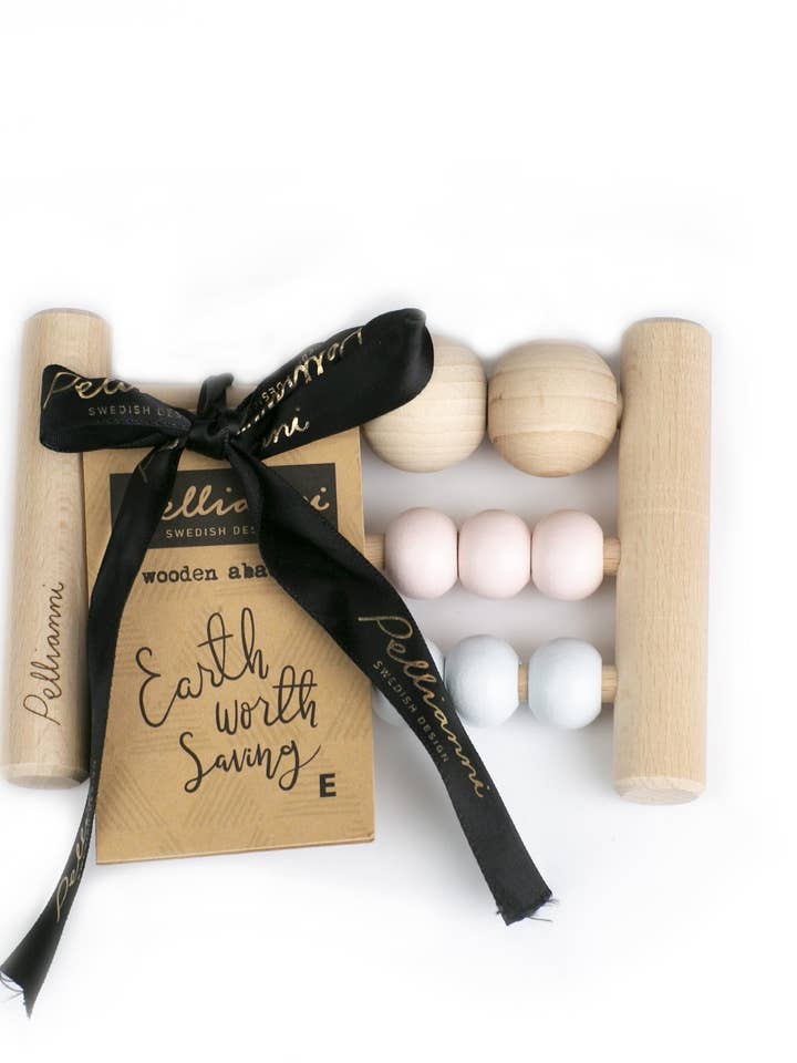Wooden abacus Pastel for wholesale by Pellianni