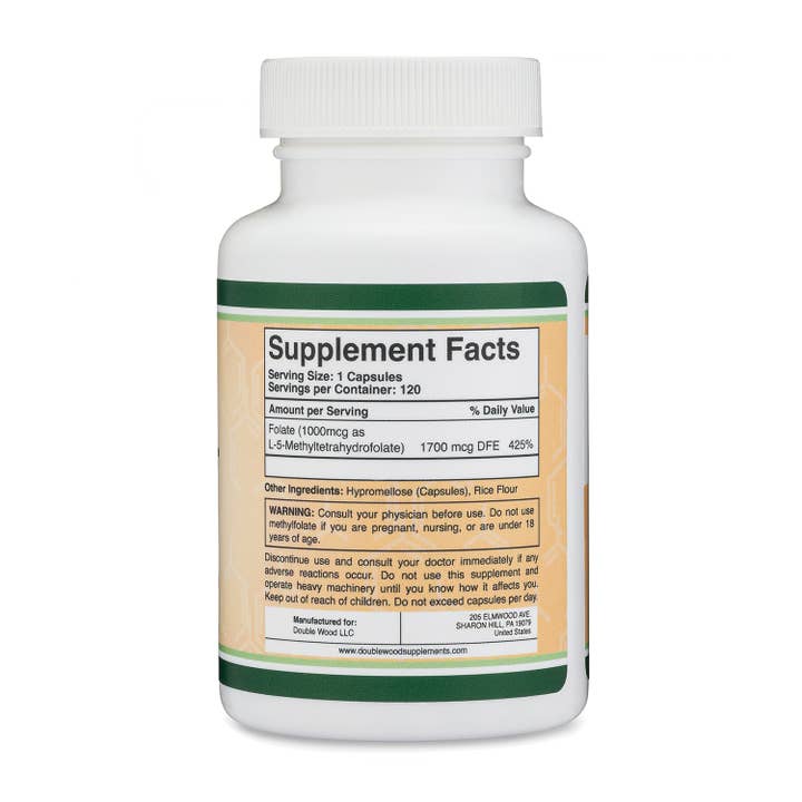 Double Wood Supplements - Wholesale Oral Supplement/Vitamin - Methylfolate