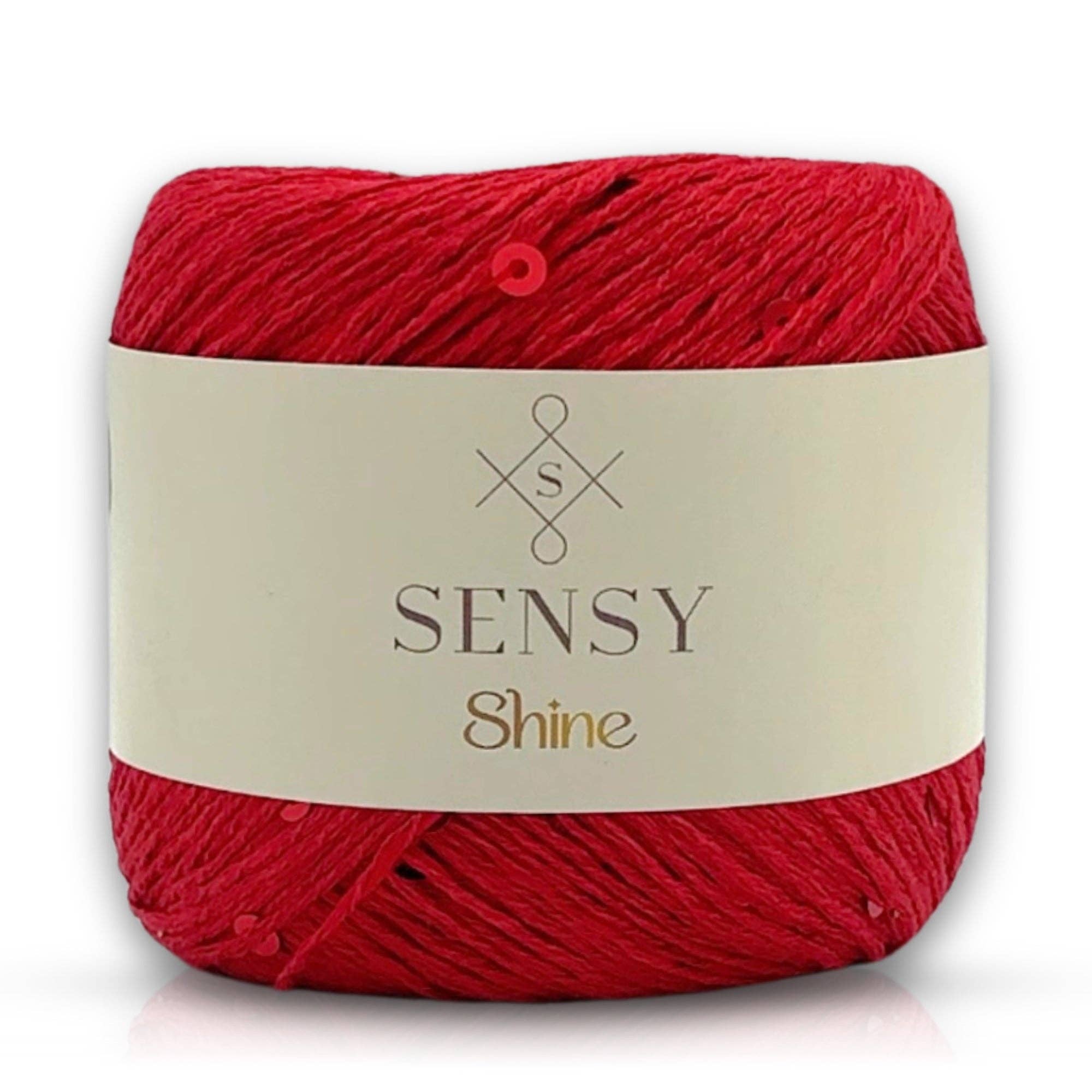 Sensy - Wholesale Yarn - Sensy Shine Yarn, 3.5 oz, 340 yards, Gauge 2 Fine10