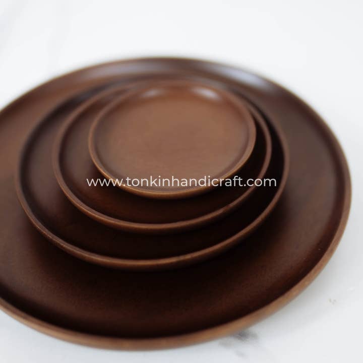 Tonkin Handicraft - Wholesale Dinner plate - Wooden plates2