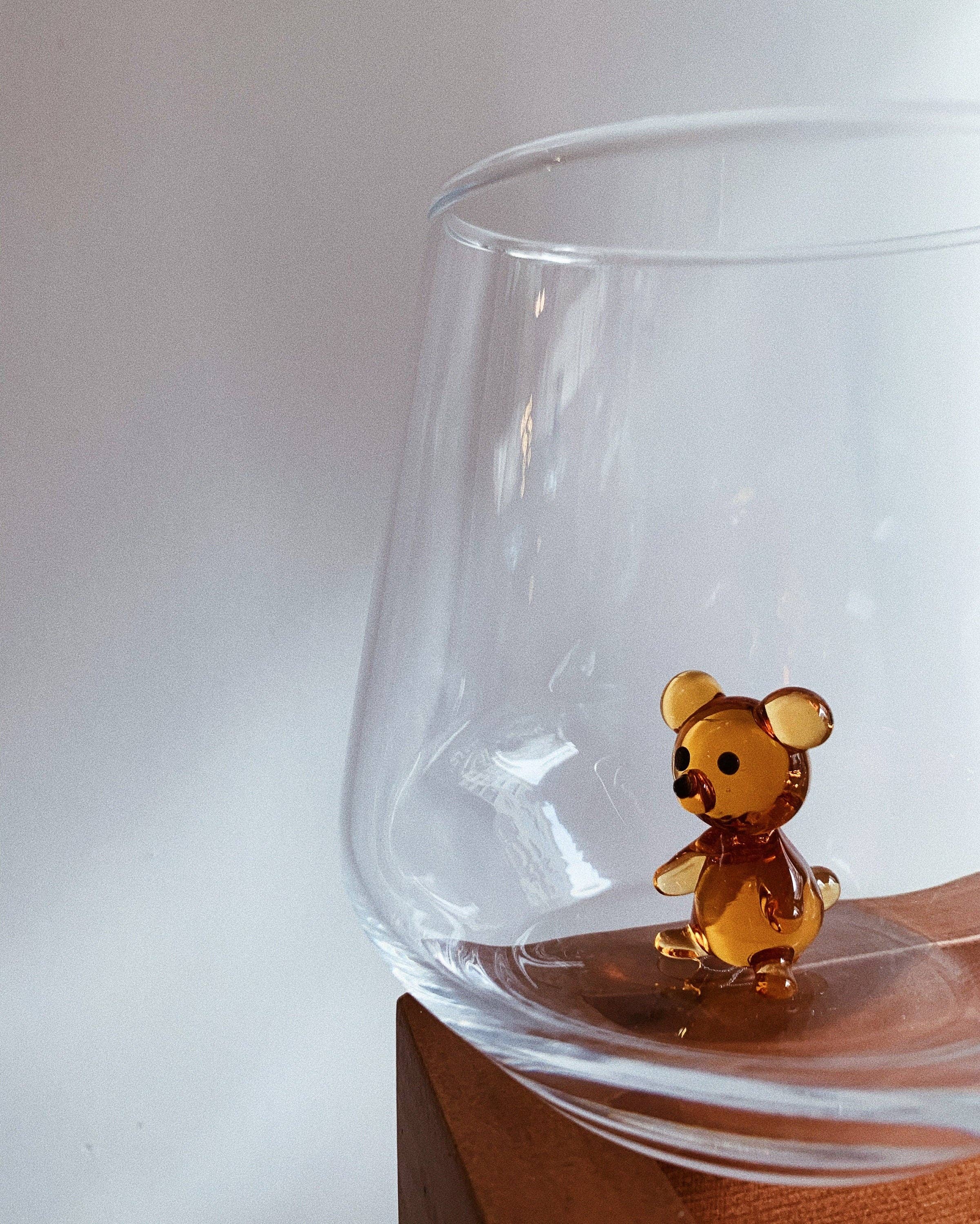 MINIZOOUSA - Wholesale Drinking Glass/Cup - Teddy Bear Figurine Drinking Glass 2