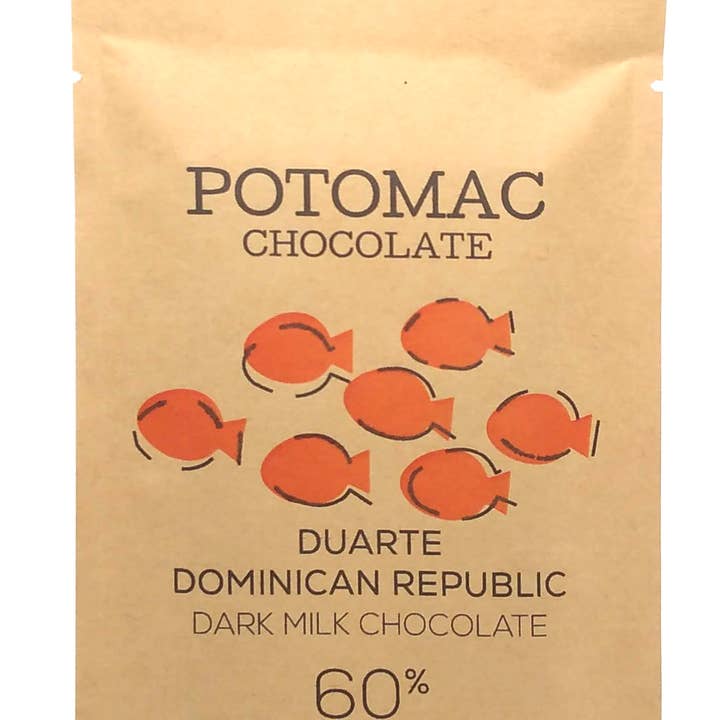 Potomac Chocolate - Wholesale Chocolate Bar - Duarte, Dominican Republic 60% Dark Milk0