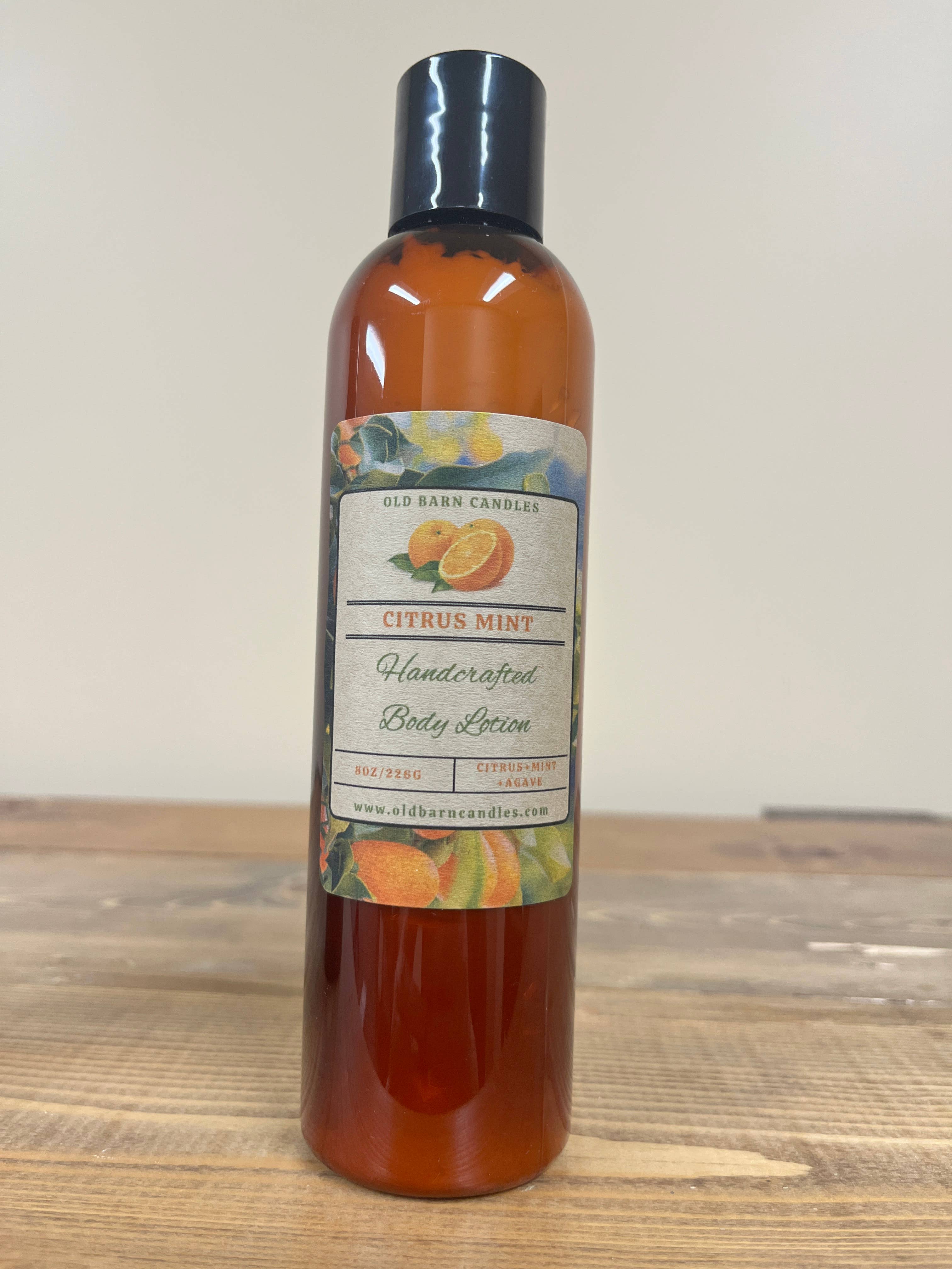 Old Barn Candles - Wholesale Hand & Body Lotion - Citrus Mint Handcrafted 8oz Body Lotion0