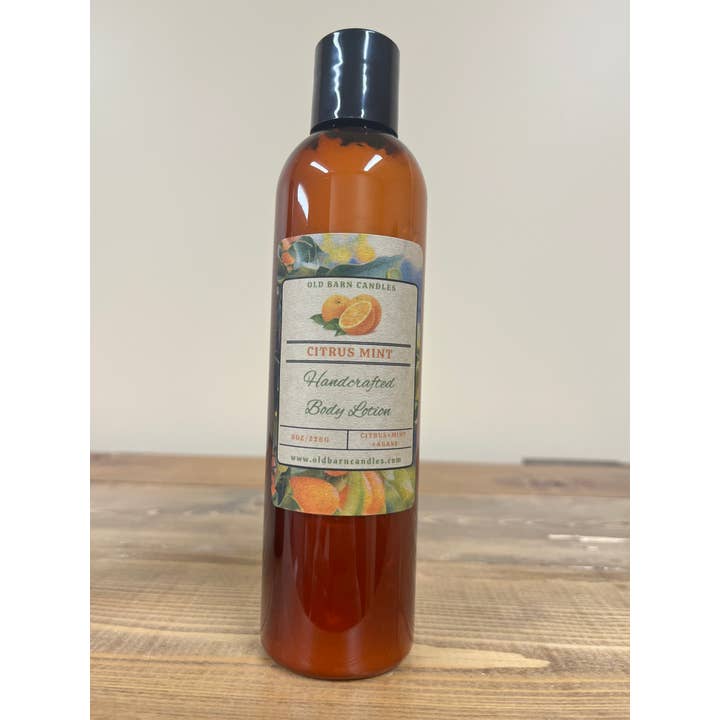 Old Barn Candles - Wholesale Hand & Body Lotion - Citrus Mint Handcrafted 8oz Body Lotion