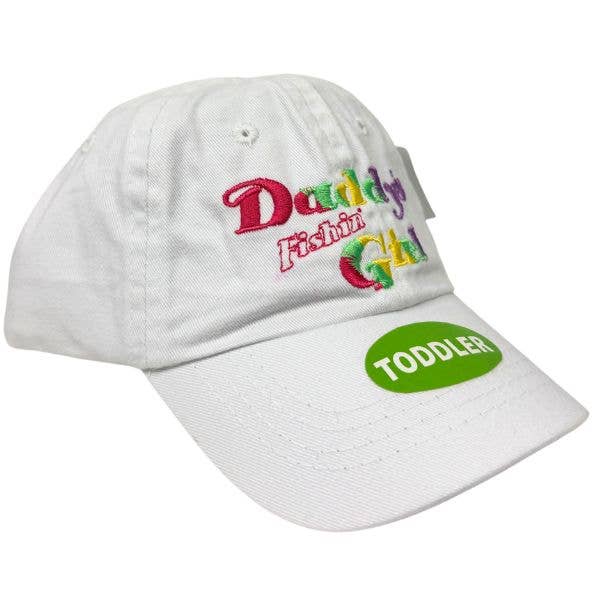Daddy's Fishin Girl - Toddler Size Fashion Caps - Velcro for wholesale by St. Louis Wholesale LLC