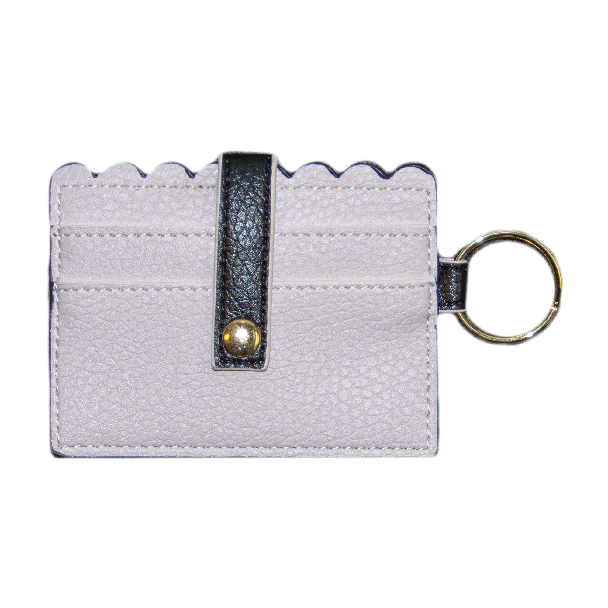 Mainstreet Collection - Wholesale Card Holder - Women's - SPRING SCALLOP CARD HOLDER PREPACK 24PC2