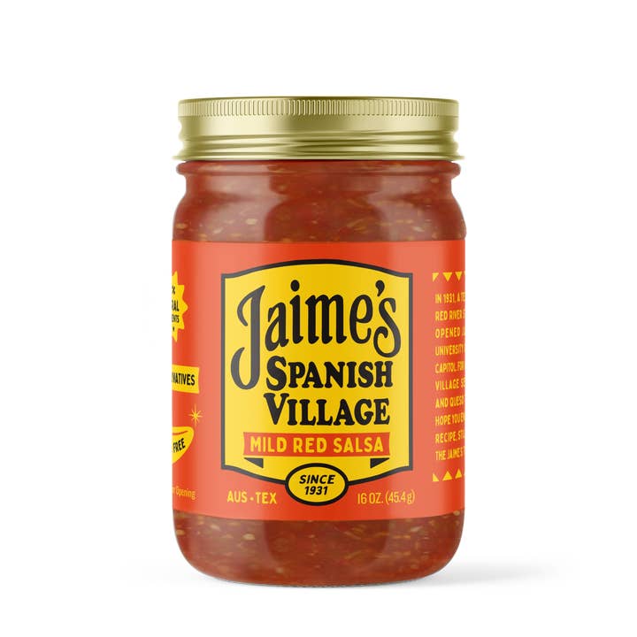 Salsa Rouge Douce de Jaime pour la vente par Jaime's Spanish Village