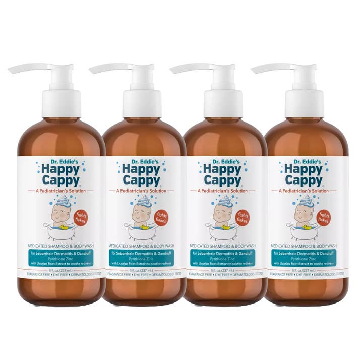 Happy Cappy Medicated Shampoo, Face, and Body Wash (qty4) for wholesale by Happy Cappy