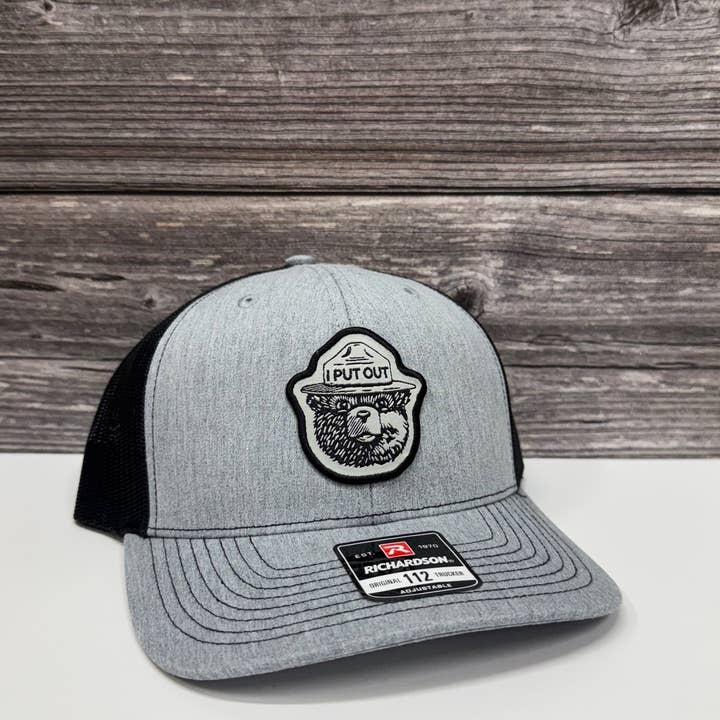 Forest Bear “I Put Out” Woven Patch Hat – 208Tees for wholesale by 208 Tees