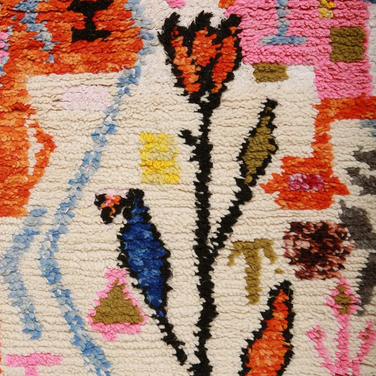 BerberNest - Wholesale Area Rug - Colorful Moroccan Berber Rug, White Shag Rug, Large area rug1