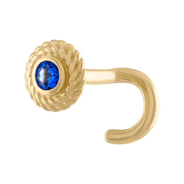 Zahav Jewelry – wholesale Enkelt örhänge – 14K massivt guld näsring | 18 Gauge | Massivt guld | Guld näsring | Guldnäsa S2