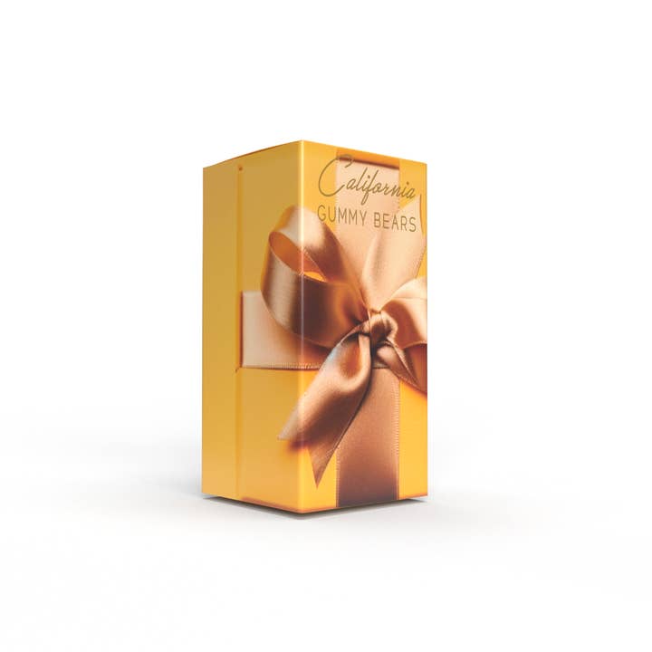 California Gummy Bears - Wholesale Gummy - FRUIT MIX GUMMY BEARS - Yellow & Bow - Limited Edition