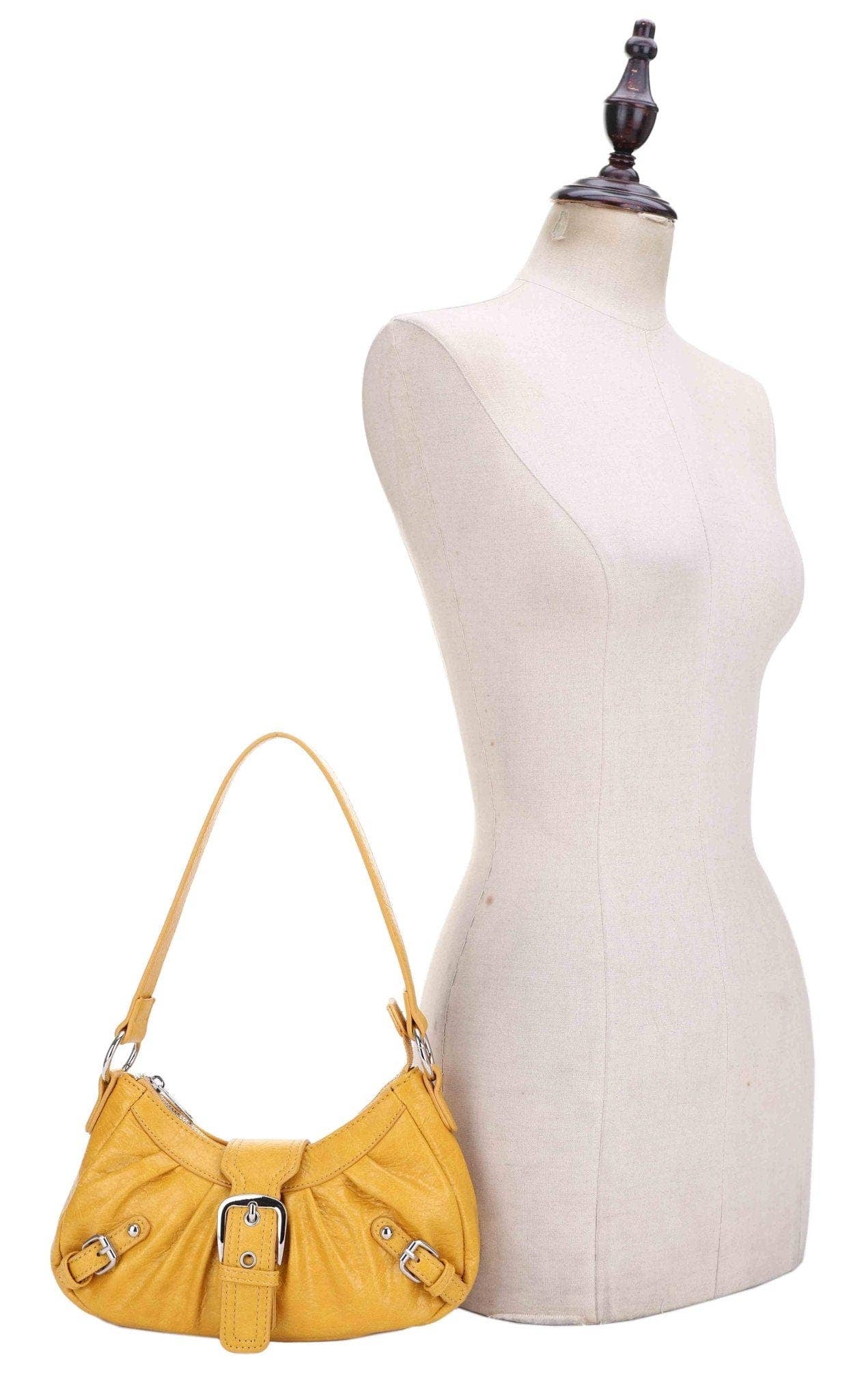 MiMi Wholesale - Vente Sac porté épaule – femme - Sac à bandoulière baguette à boucle grunge EJ602927