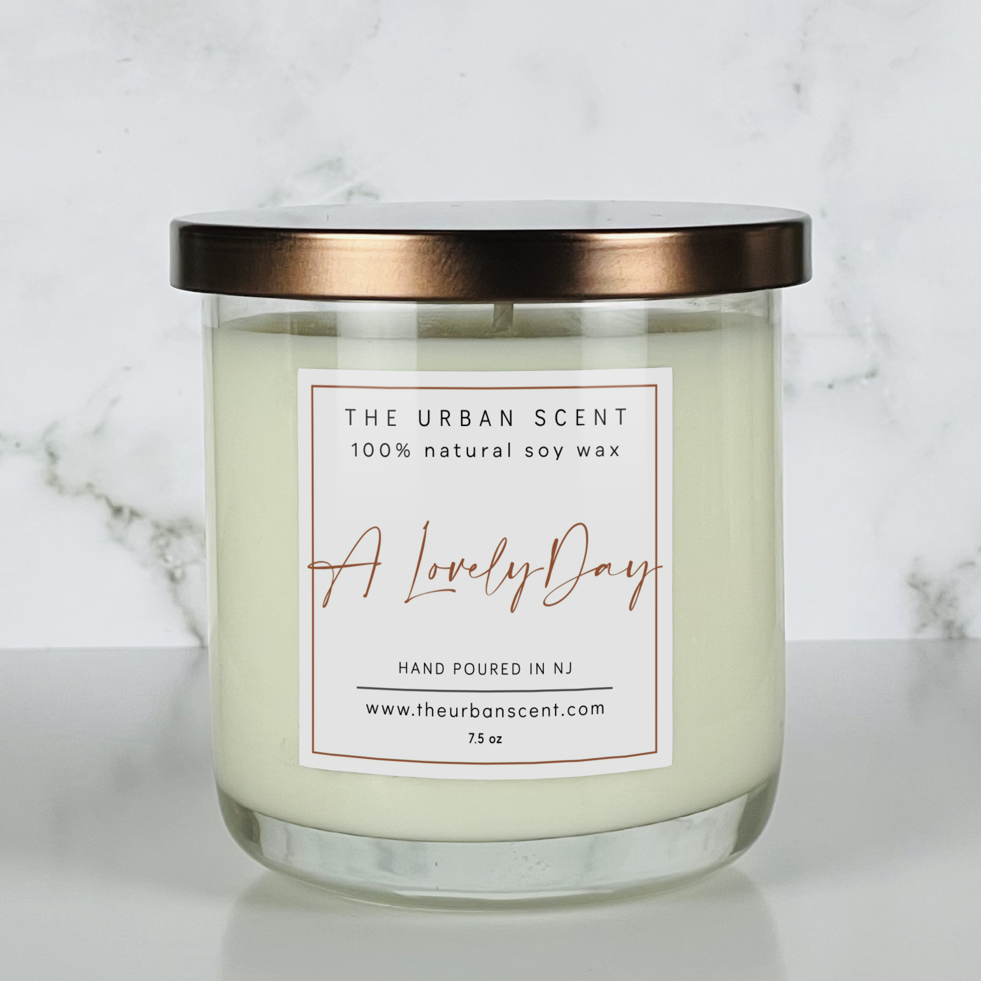 The Urban Scent - Scented Soy Candles & Wax Melts - Wholesale Jar/Filled Candle - A Lovely Day Soy Candle - 7.5 oz4