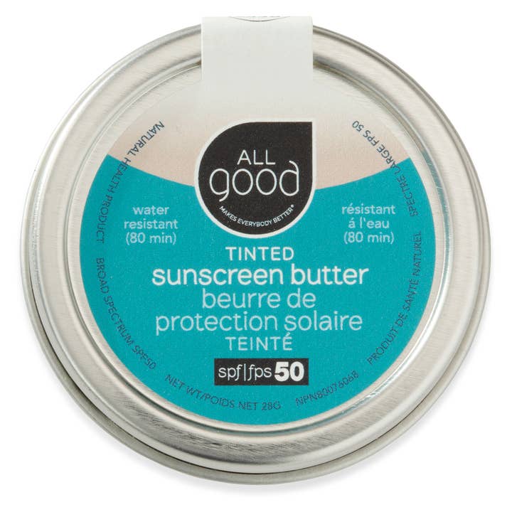 All Good Body Care - Wholesale Sunscreen - Tinted Mineral Sunscreen Butter SPF 50+ (8-pack)3