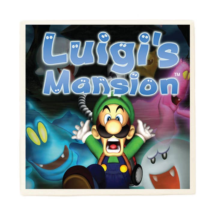 Luigi's Mansion Video Game Coaster for wholesale by Lucky Mfg. Co.
