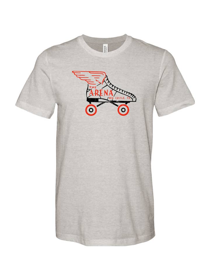 Yinzylvania - Wholesale Screen Printed T-Shirt - Unisex - The Arena Roller Rink - New Castle, PA2