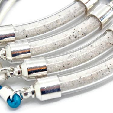 Sea Ranch Jewelry - Wholesale Choker/Collar - 9N Sand Capsule Choker Necklace - YOU SEND ME YOUR SAND