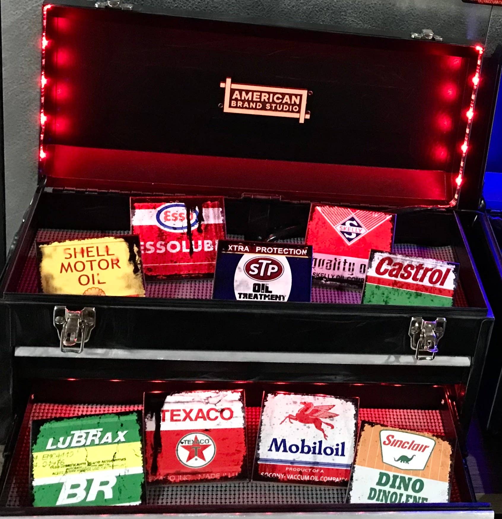 American Brand Studio - Wholesale Coasters - Mobil Oil Coaster2