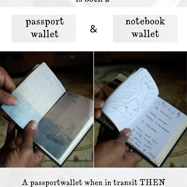 Novel Book Store - Wholesale Travel Wallet - 'Frankenstein' by Mary Shelley 1818 Passport/Notebook Wallet
