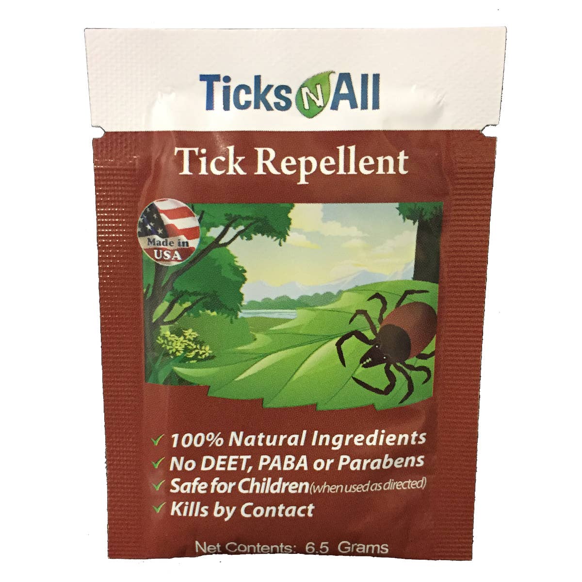 Ticks-N-All - Wholesale Insect Repellent - Natural Tick Wipes - 50 cnt. box1