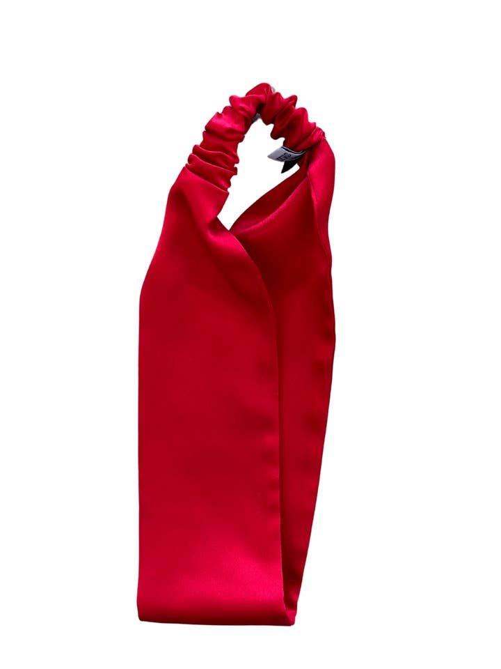 Silk Headband - Red - Wide for wholesale by SYLKI