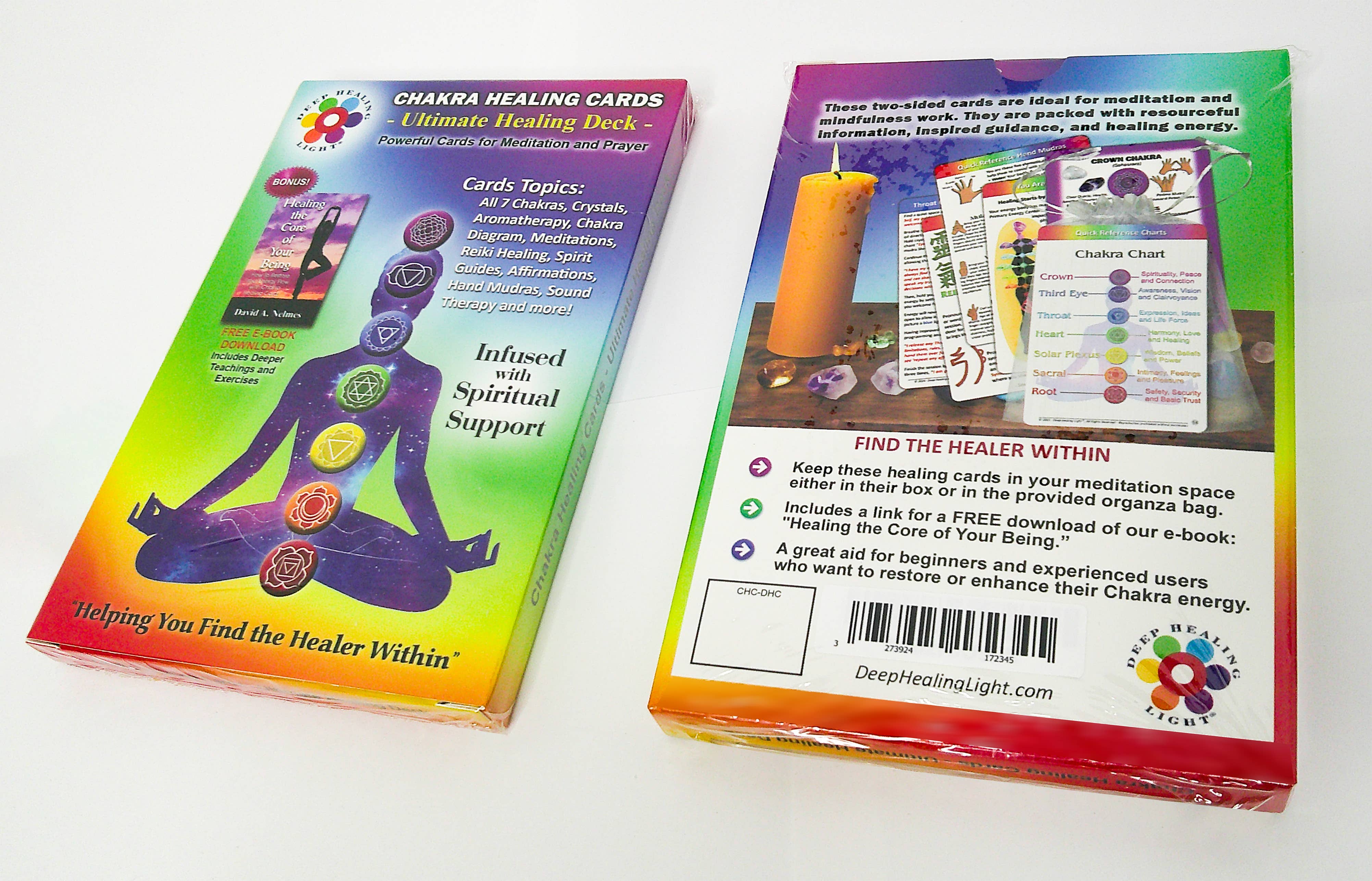 Deep Healing Light - Wholesale Meditation Supplies - Chakra Healing Cards – Spiritual Guidance, Reiki, Wellness4