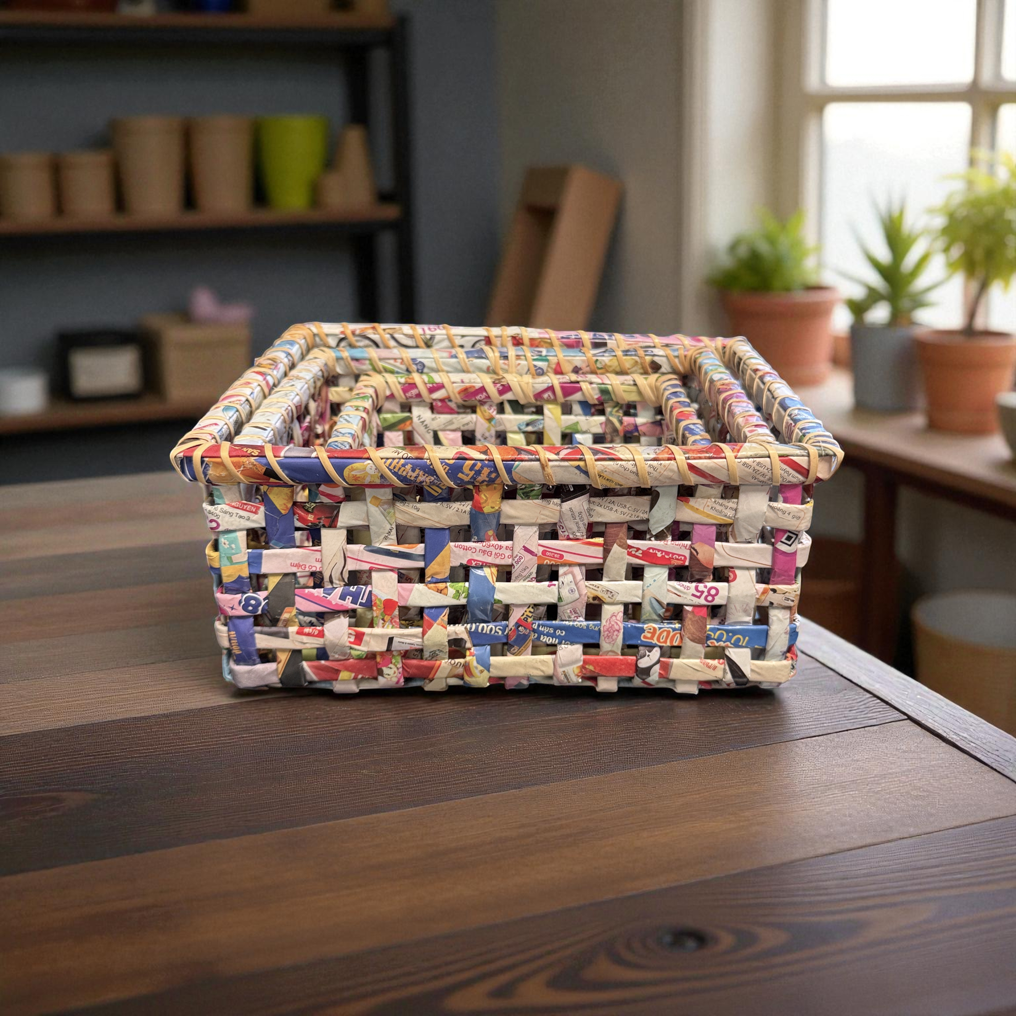 The Upcycled Paper Company - Wholesale Basket - Baskets - Set of 3 - Recycled Paper2