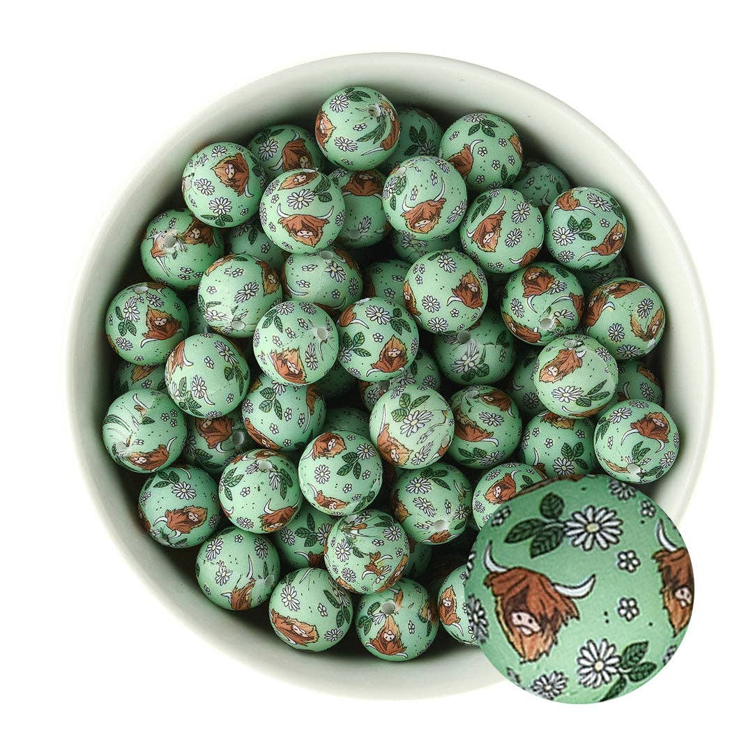 Cara & Co Silicone Craft Supply - Wholesale Craft Supplies - Standard Silicone Print Beads28