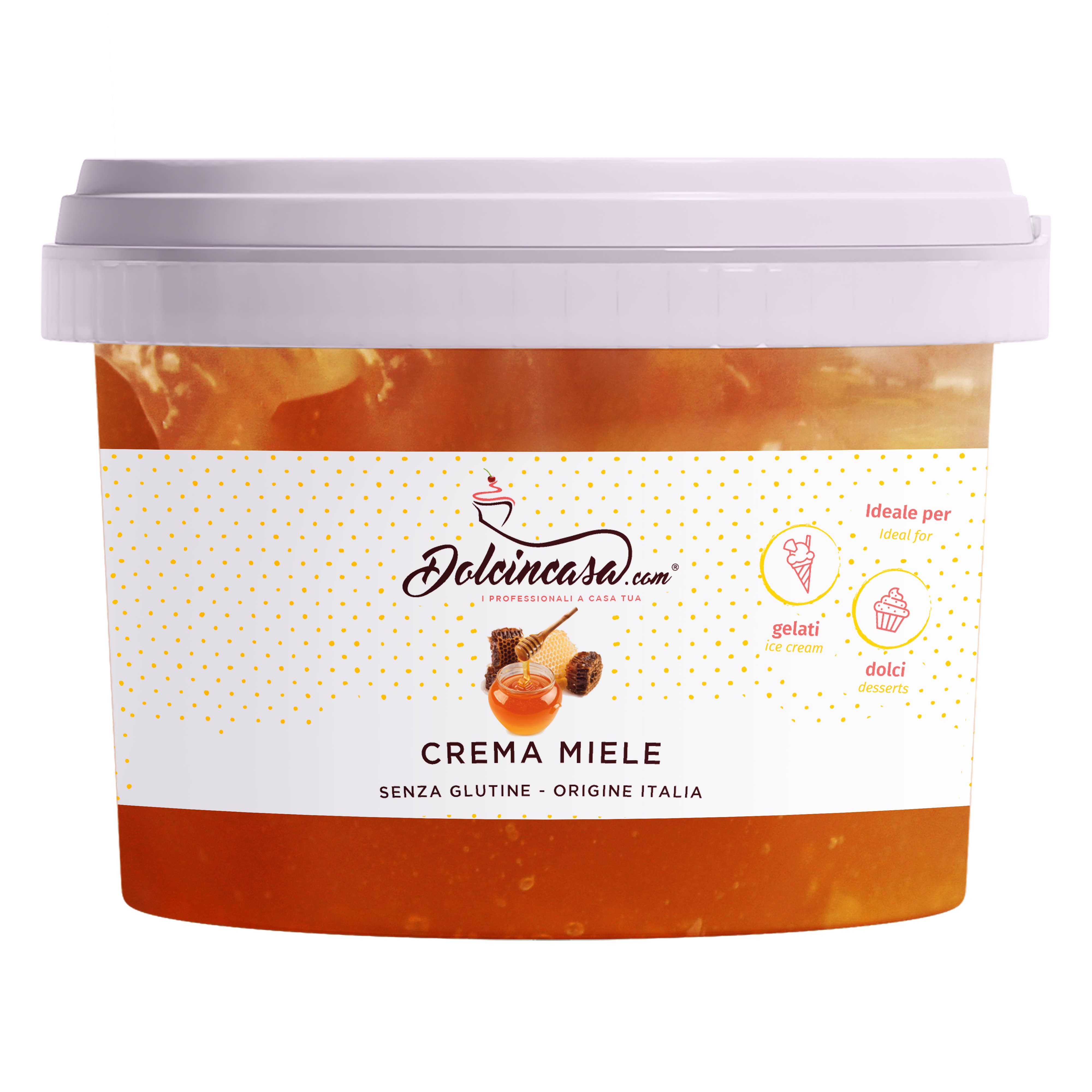 Dolcincasa.com – Manteiga de frutos secos por atacado – Creme de mel sem glúten - 500g0