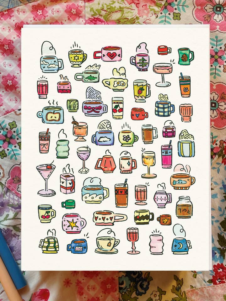 Comfort in a Cup | Greeting Card for wholesale by Everyday Antonia Mae