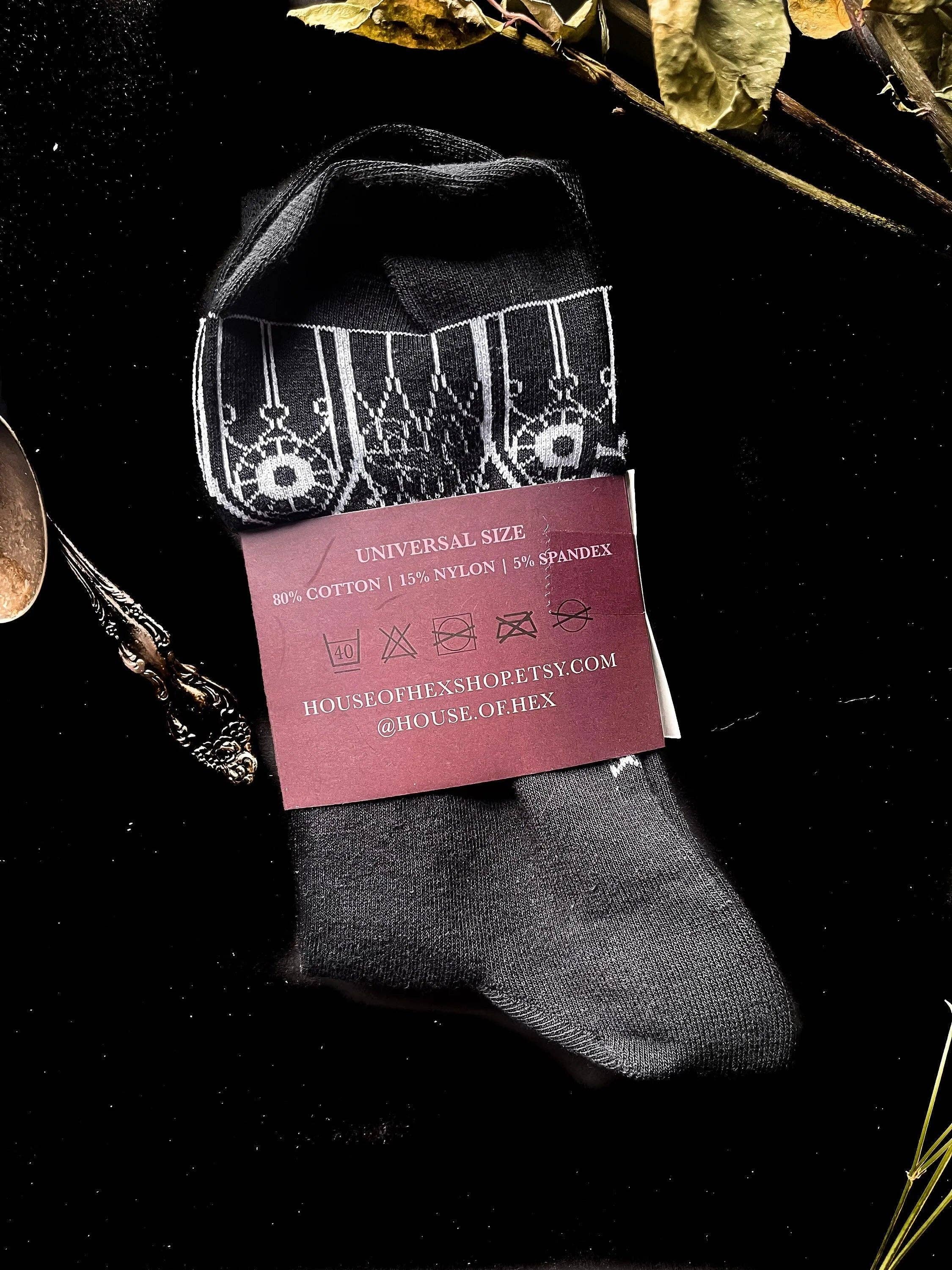 House of Hex - Wholesale Socks - Women's - Gothic Gable Socks2