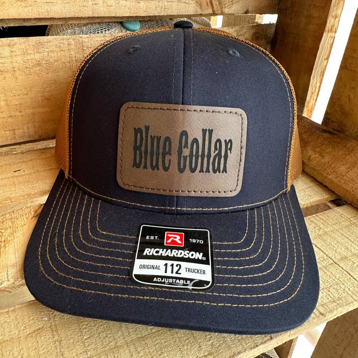 Designed To Flaunt - Wholesale Trucker Hat - Men's - Blue Collar Men's Richardson 112 Trucker Hat2