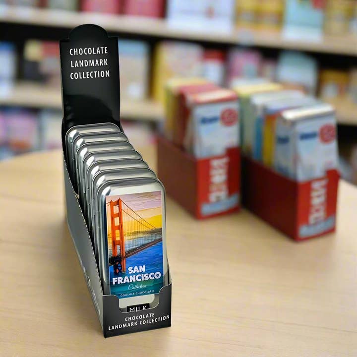 The San Francisco Chocolate Factory - Wholesale Chocolate Bar - SF Collection - Golden Gate Bridge - Milk Chocolate4