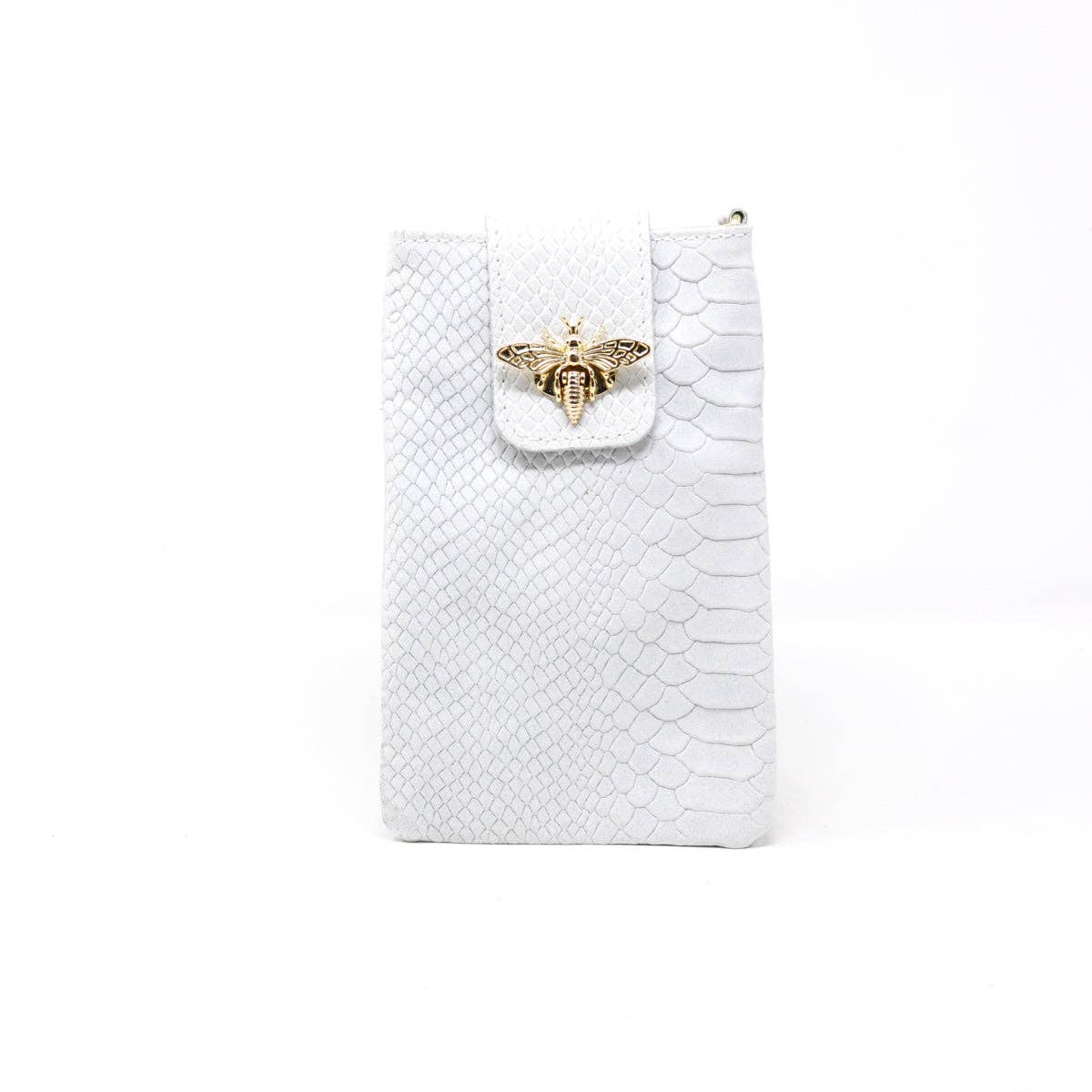 German Fuentes Handbags - Wholesale Crossbody Bag - Women's - GF117O GENUINE ITALIAN LEATHER CROC EMBOSSED CROSSBODY BAG14