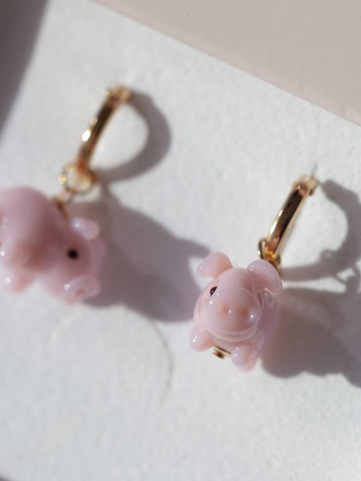 Piglet Earrings for wholesale by Picnic Blanket