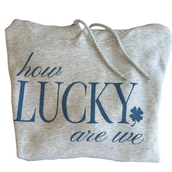 Wie glücklich sind wir Premium Crew Pullover Hoodie für den Großhandel von Local Beach