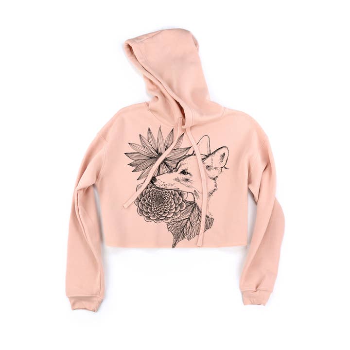 Coyote Mandy Crop Hoodie for wholesale by Supermaggie @ Faire