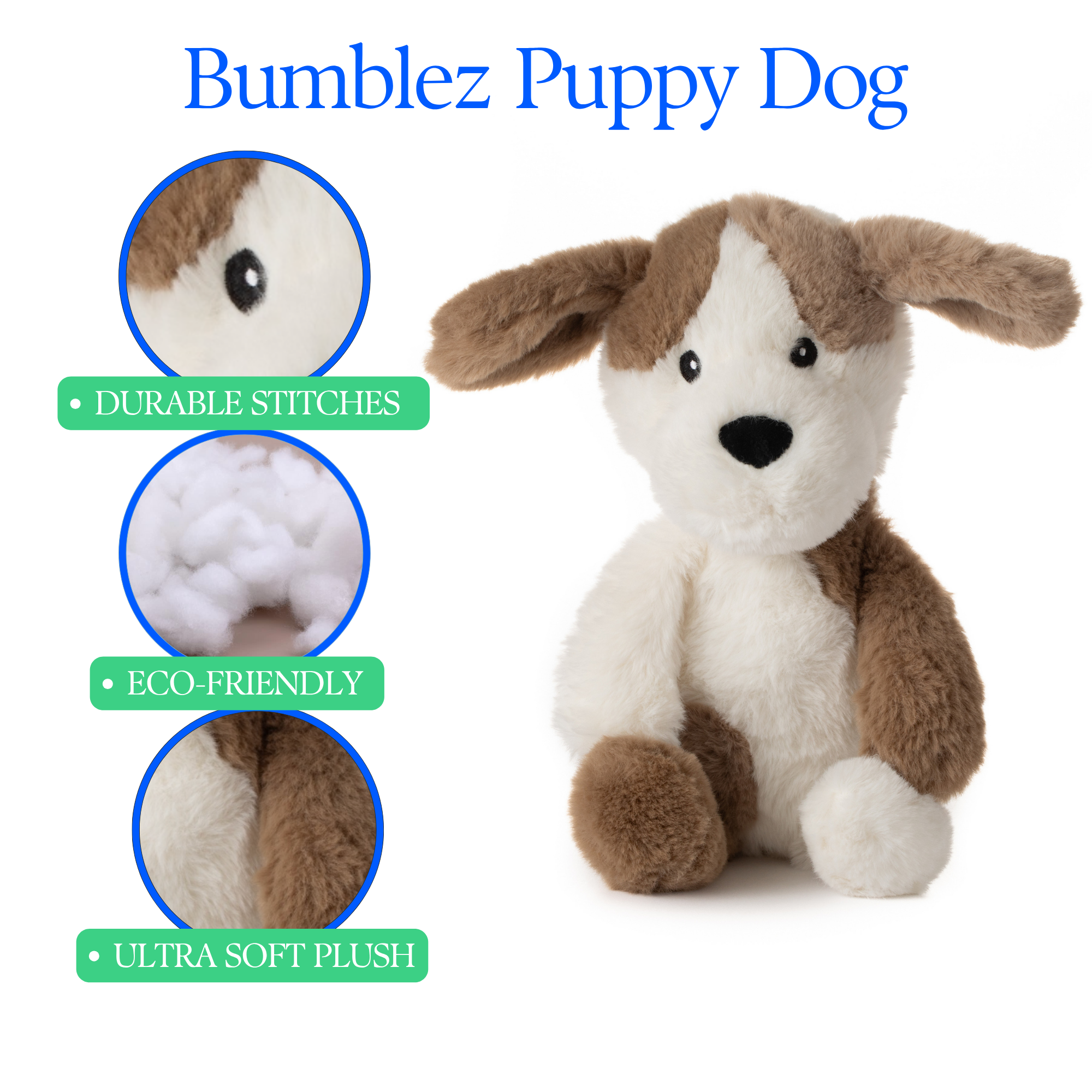 The Petting Zoo – wholesale Stuffed/plush toy – Kids & baby – 13" (32cm) Bumblez Puppy Dog Ages 3+6
