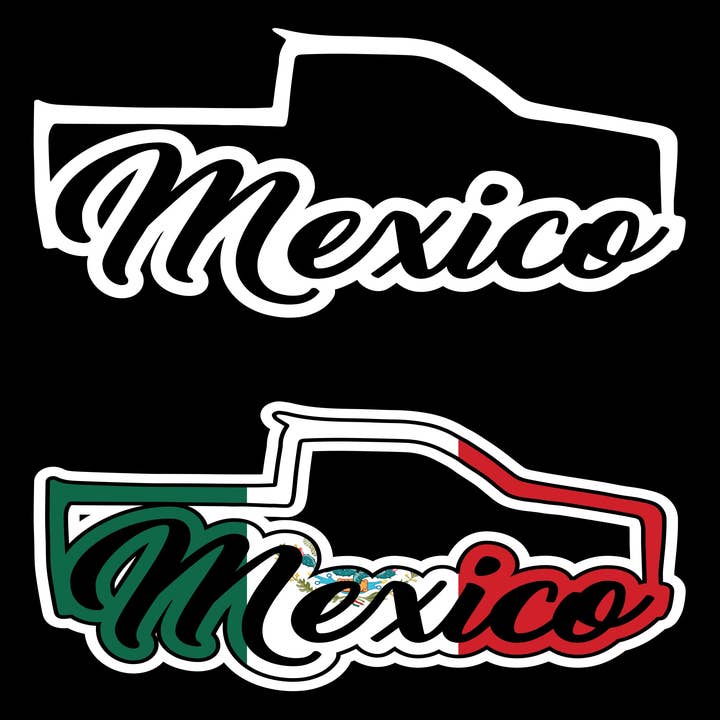 Mexico Decal Trokita Decal Bilvindue MEX Vinyl klistermærke Mexico Trucking for engroshandel hos X Graphics Signs & Printing