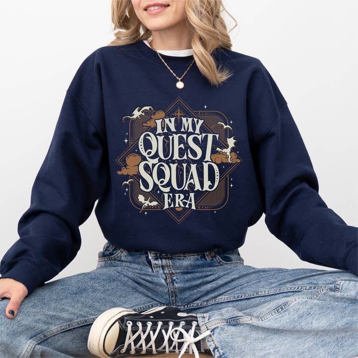 MagicMerchEmporium - Wholesale Graphic Sweatshirt - Women's - In My Quest Squad Era Sweatshirt5